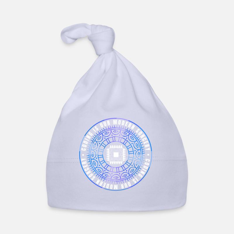 sarkastischer Magie des Codens Spruch Baby Bio-Mütze