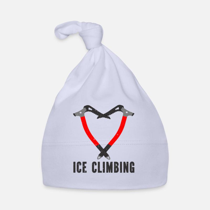 Ich Liebe Eisklettern Eiskletterer Eispickel Baby Bio-Mütze