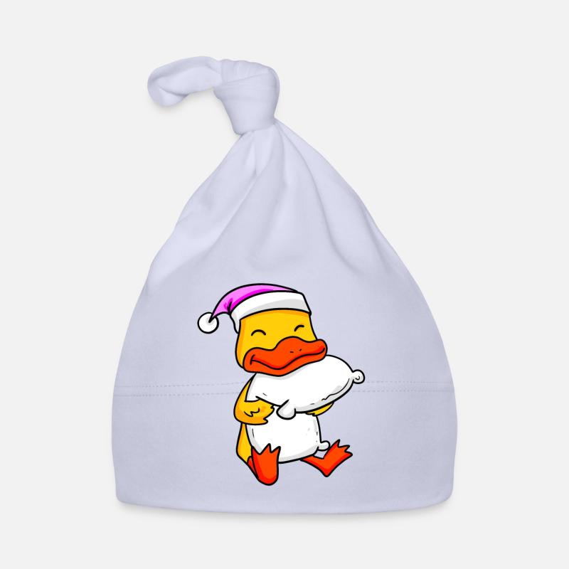 Duck with pillow and sleeping cap Organic Baby Cap