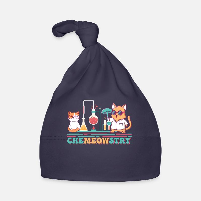 Chimie Chat Blagues, Chimiste Nerd Chimiste Chats Bonnet bio Bébé