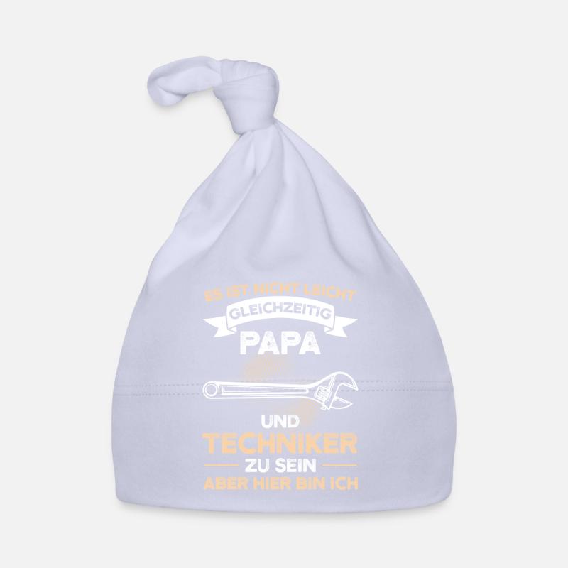 Techniker Papa Ingenieur Geschenk Baby Bio-Mütze