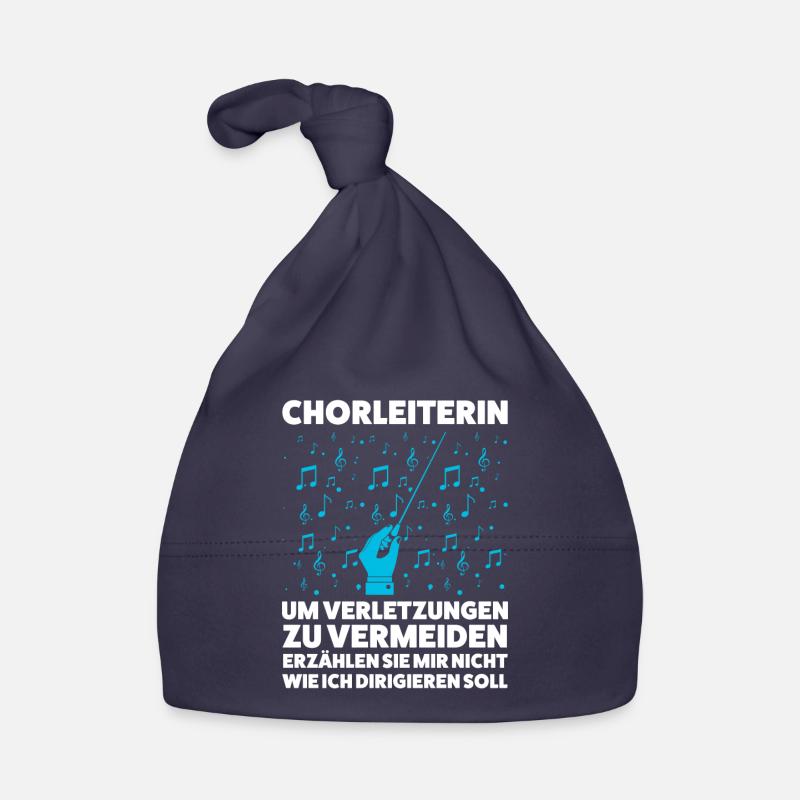 Chorleiterin Beruf Chorleitung Geschenk Baby Bio-Mütze