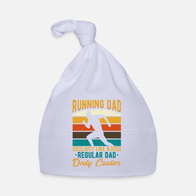 Courir père comme un père normal seulement plus cool - Bonnet bio Bébé - ciel
