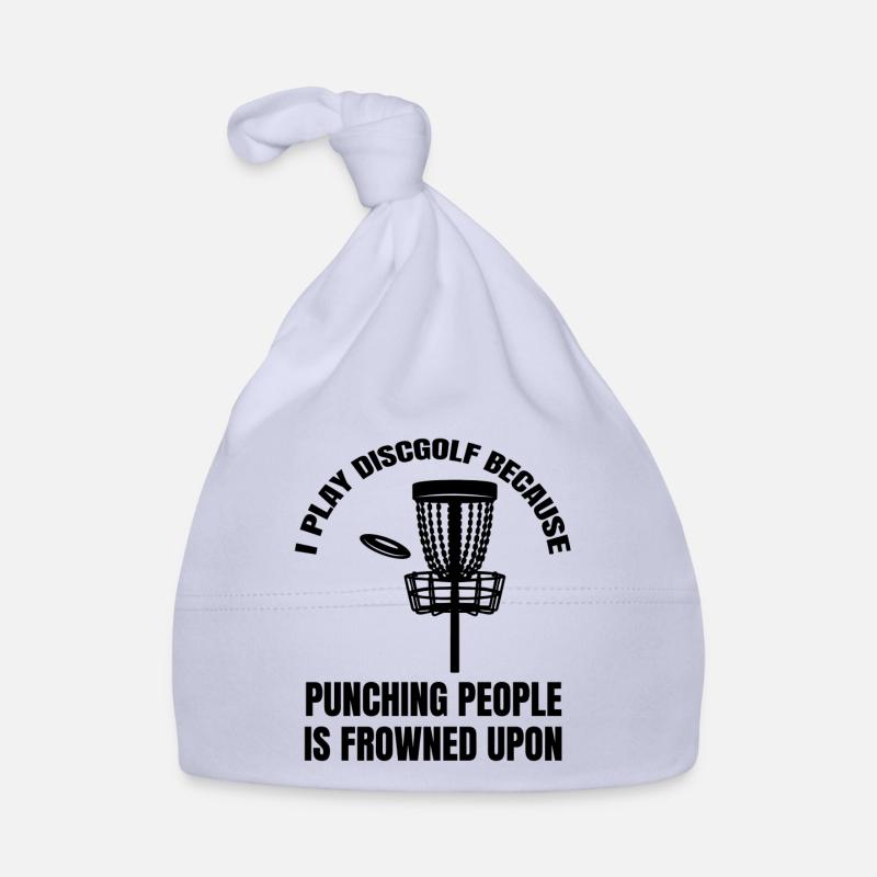 Disc Golf Funny Disc Golf players Saying Disc Golfer Organic Baby Cap