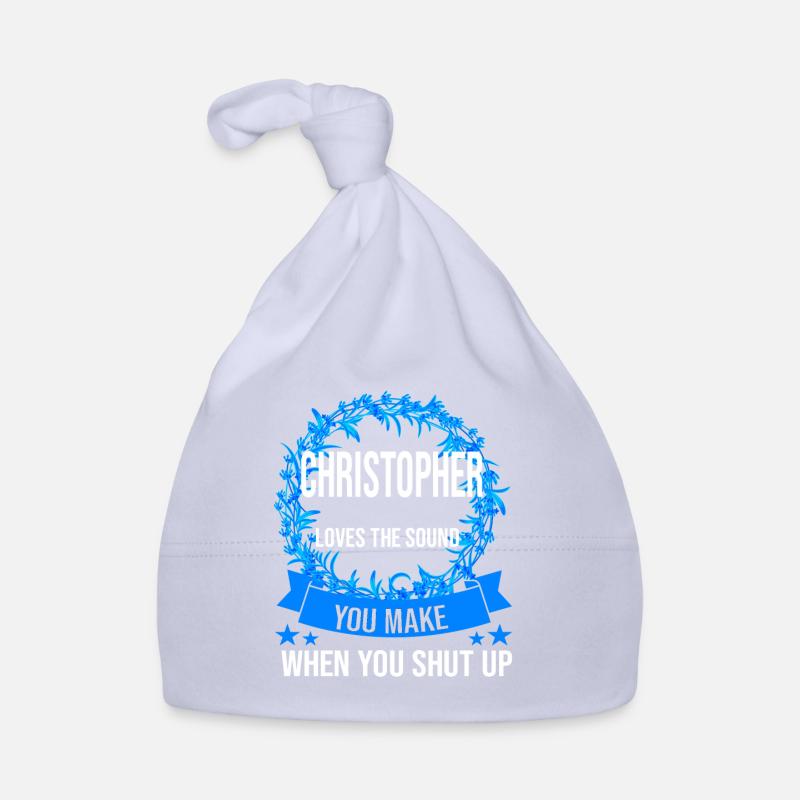 Vorname Christopher Name Christopher Geschenk Baby Bio-Mütze