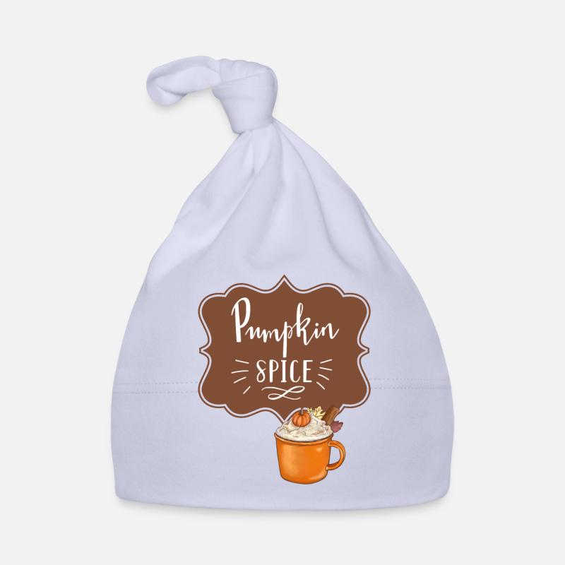 pumpkin spice , fall Organic Baby Cap