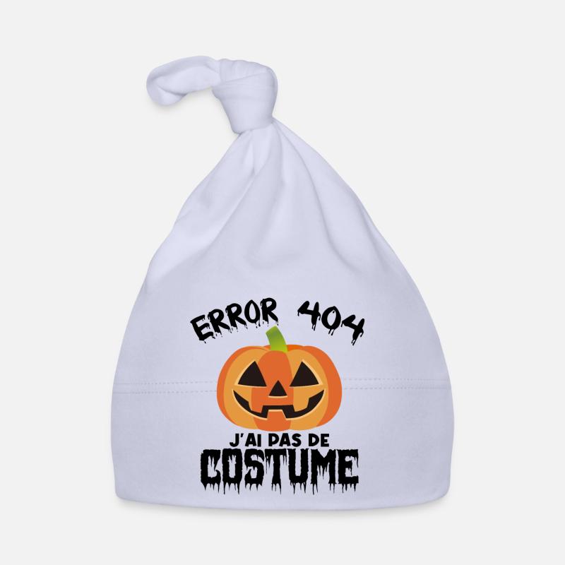 Halloween Error 404 Costume introuvable Bonnet bio Bébé