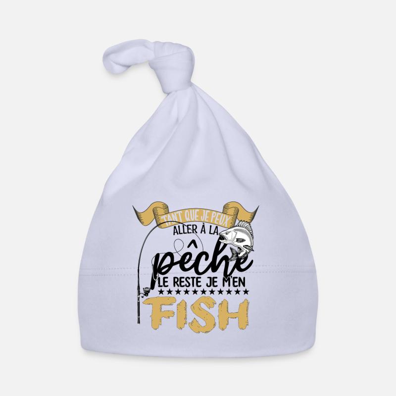je m'en fish | la pêche le reste je m'en fish !! Bonnet bio Bébé