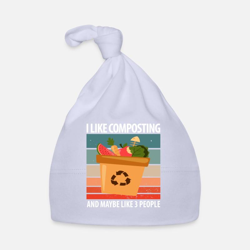Compost Worms Gift Organic Baby Cap