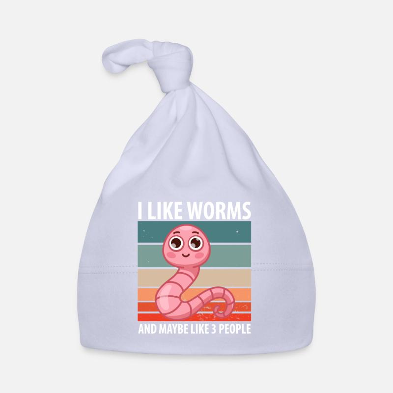 Compost Worms Gift Organic Baby Cap