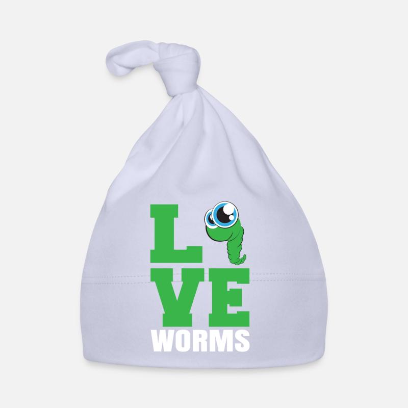 Compost Worms Gift Organic Baby Cap