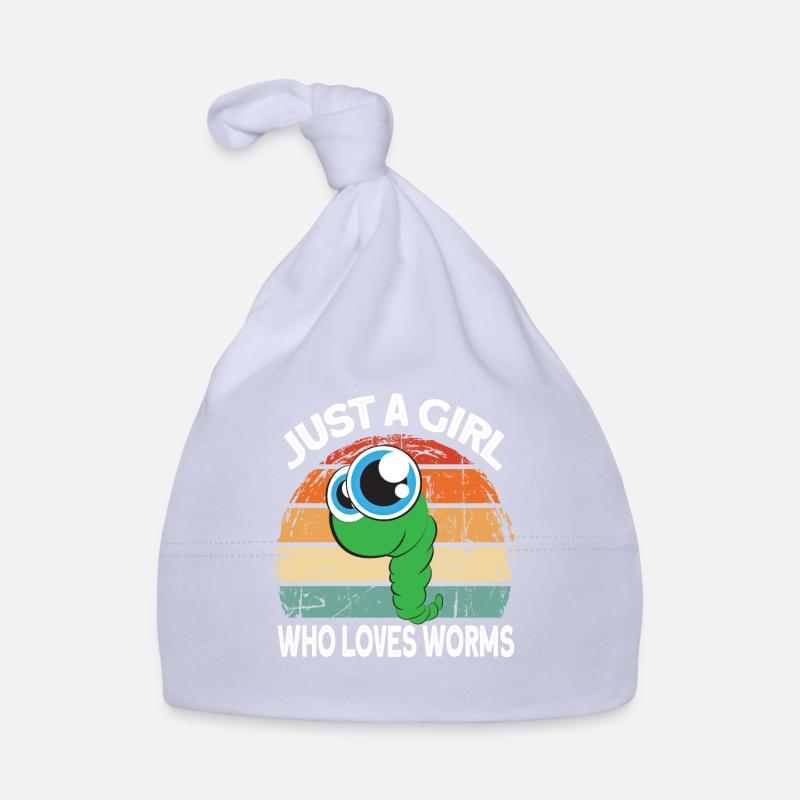 Compost Worms Gift Organic Baby Cap