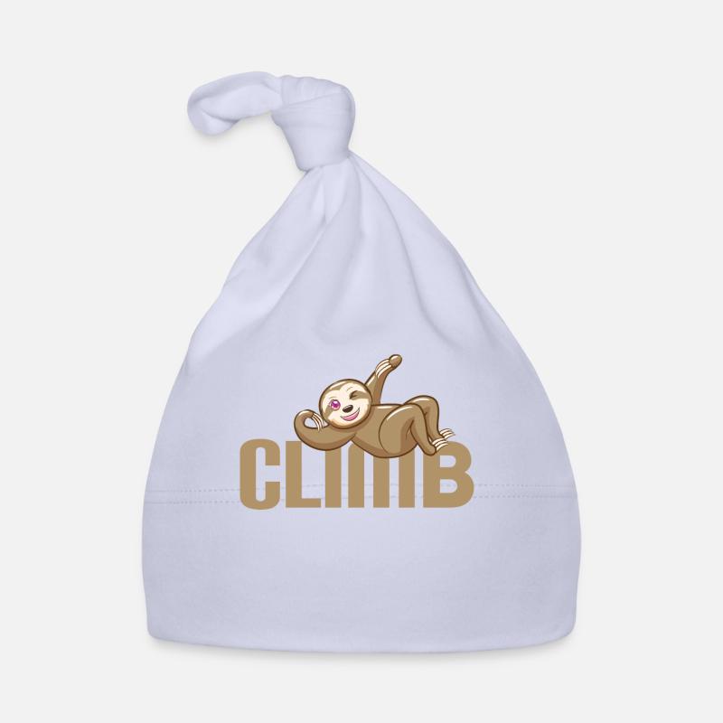 Bouldern, Klettern, Freiklettern Faultier Boulder Baby Bio-Mütze