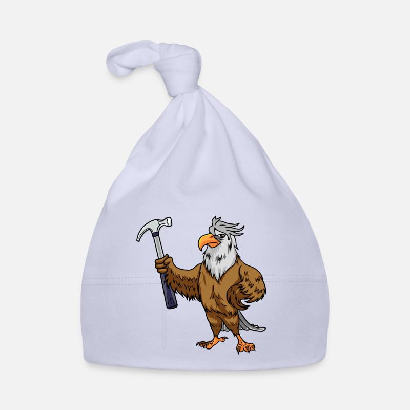 Eagle Hammer Tool Workshop Caretaker Organic Baby Cap