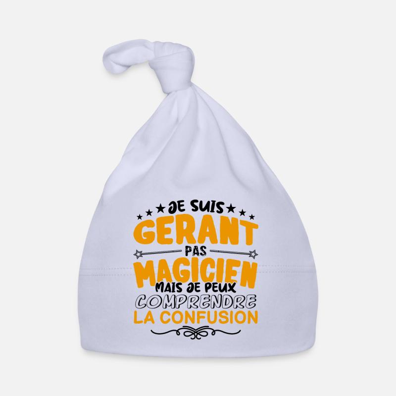 Gerant pas Magicien | le Meilleur Gerant cadeau Bonnet bio Bébé