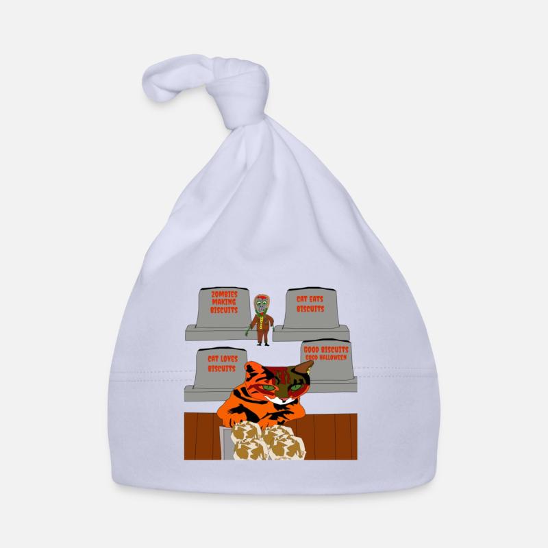 Kitty Time To Make Biscuits Christmas Organic Baby Cap