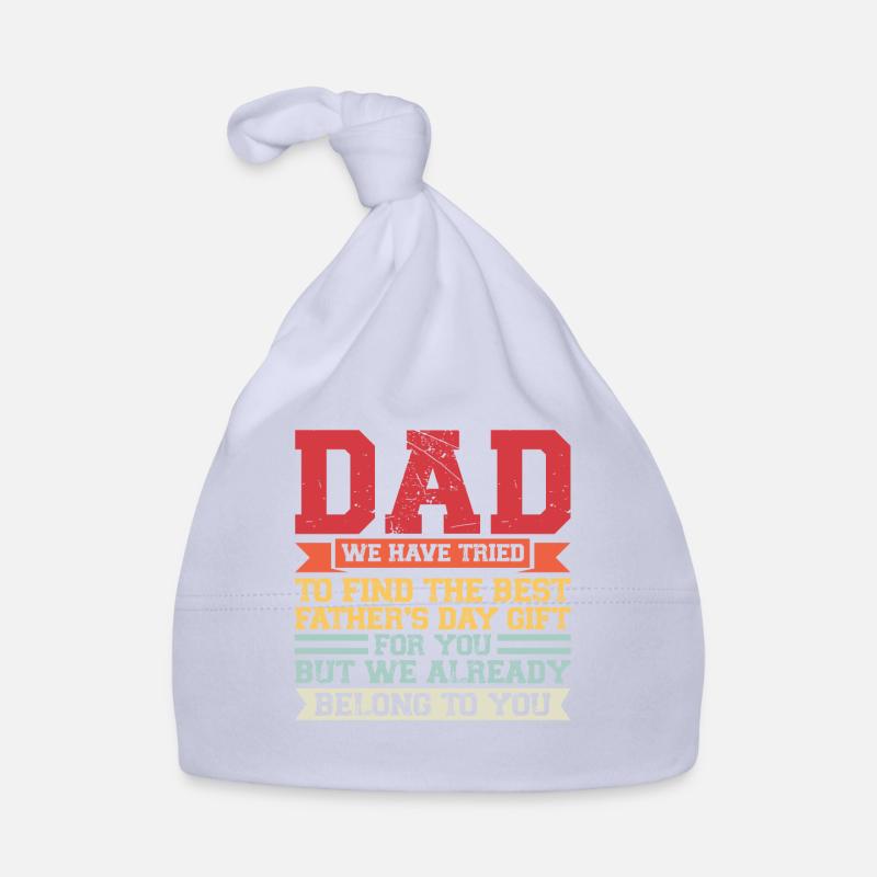 father Papa Dad daddy Geschenk Baby Bio-Mütze