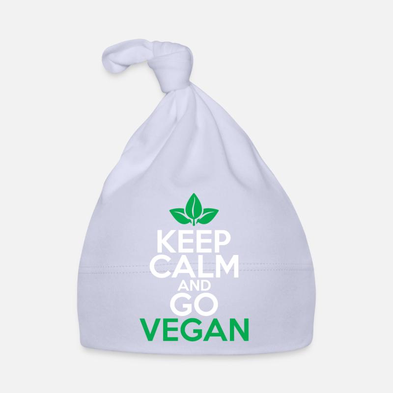Veggie Lover Vegan Cadeau - Bonnet bio Bébé - ciel