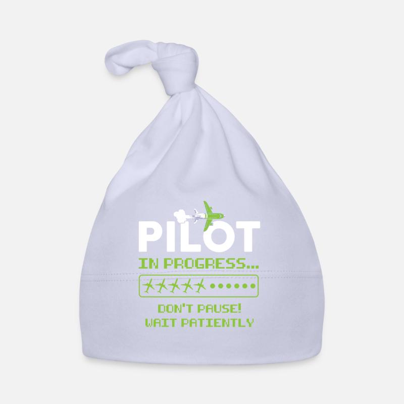 Pilot Pilot Flugzeug Geschenk Baby Bio-Mütze
