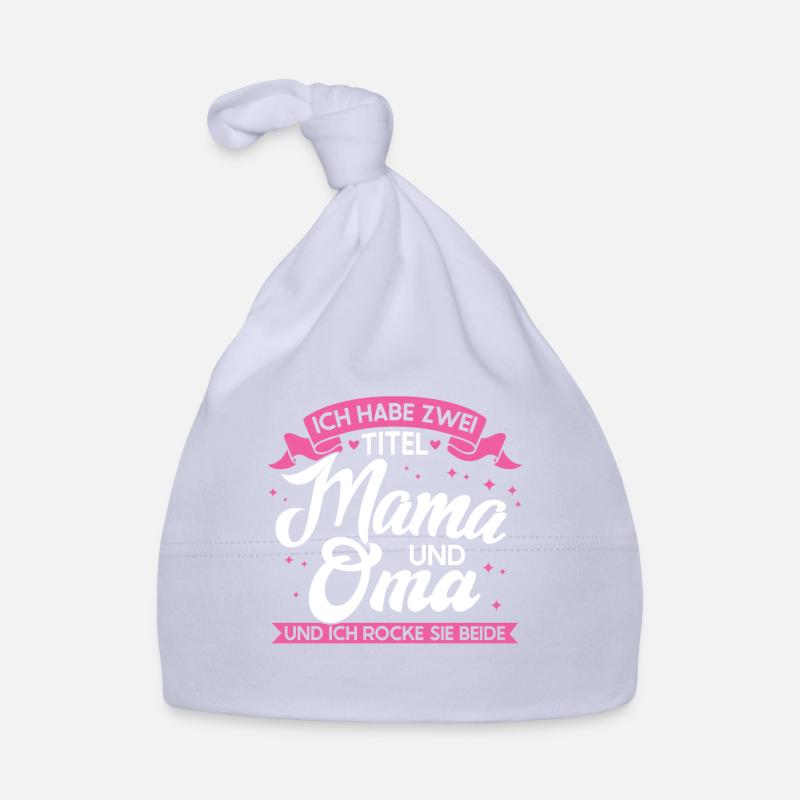 Mama & Oma Familie Mutter Geschenk Baby Bio-Mütze