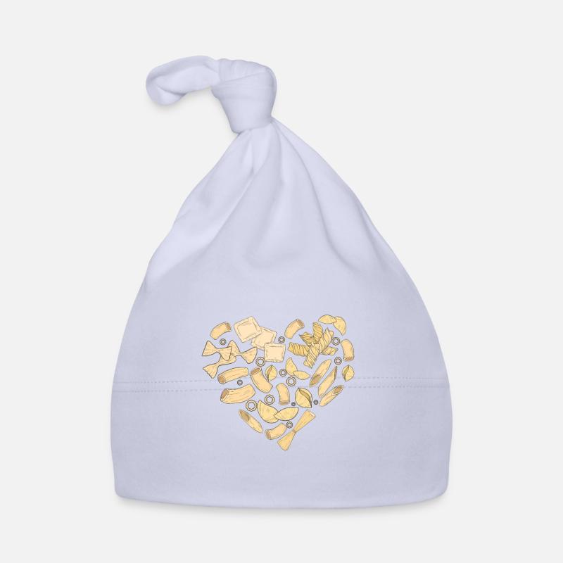 Pâtes coeur Pâtes Pâtes - Bonnet bio Bébé - ciel
