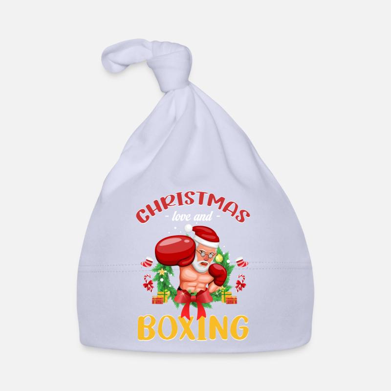 Christmas Love Boxing Boxer Weihnachtsgeschenk Baby Bio-Mütze