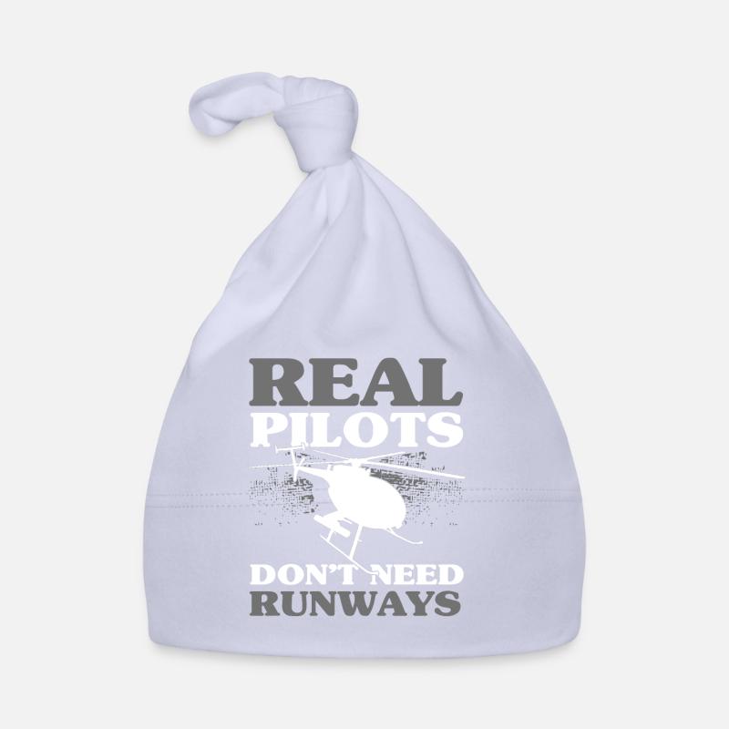 Hubschrauber Pilot Geschenk Baby Bio-Mütze