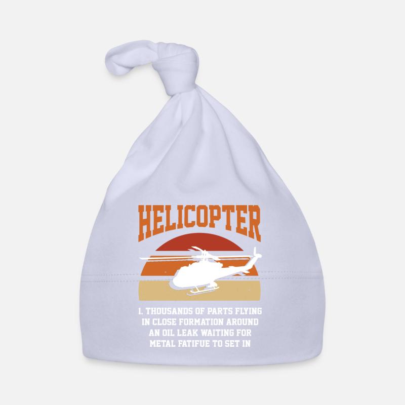Hubschrauber Pilot Geschenk Baby Bio-Mütze