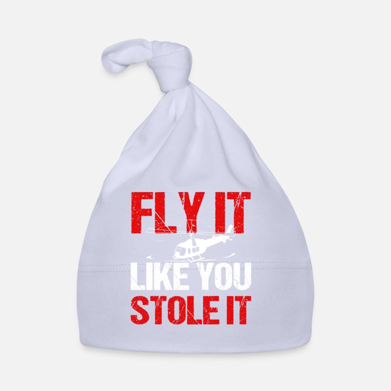 Hubschrauber Pilot Geschenk Baby Bio-Mütze