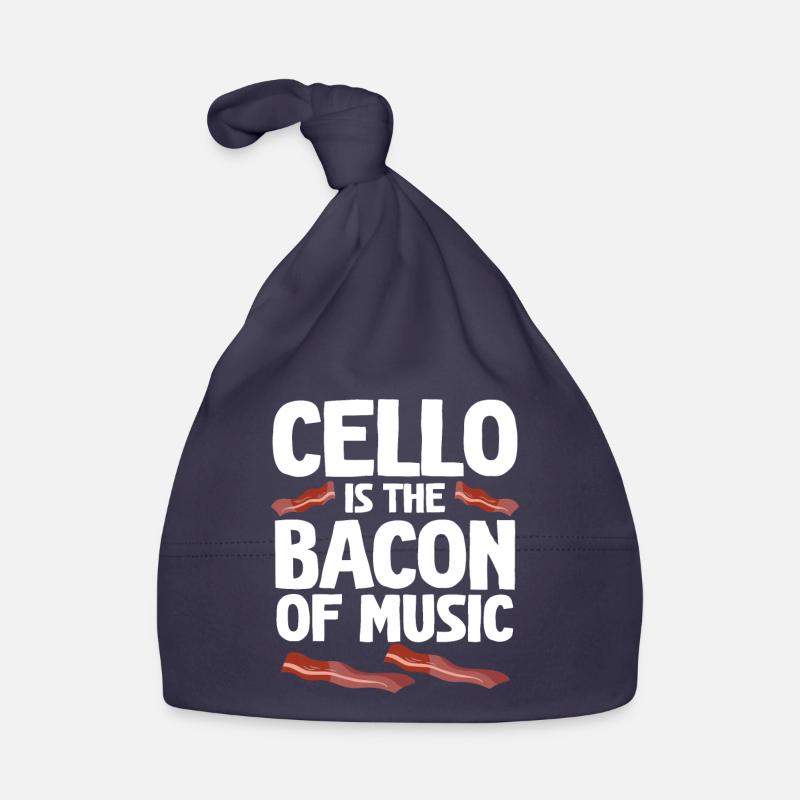 Cello Funny Gift Viola Organic Baby Cap