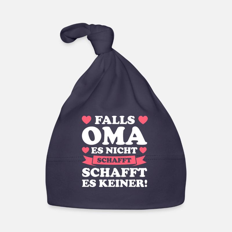 Grossmuter Oma Muttertag Geschenk Baby Bio-Mütze