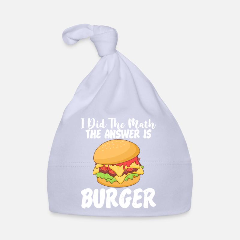 Burger Lover Geschenk Baby Bio-Mütze