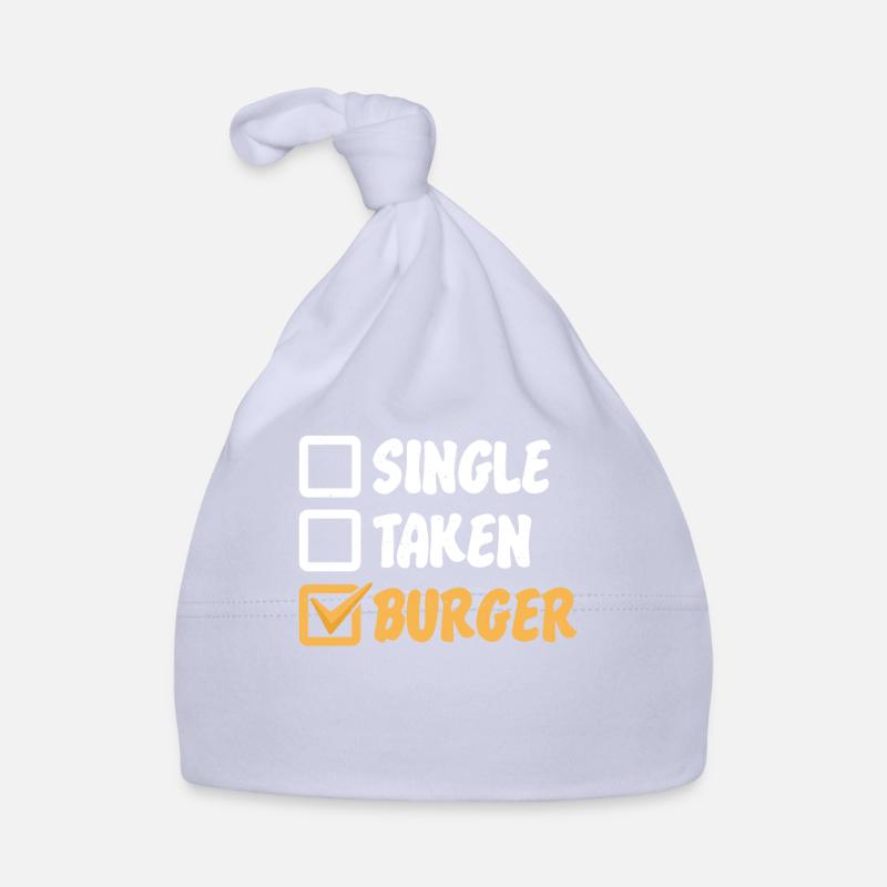 Burger Lover Geschenk Baby Bio-Mütze