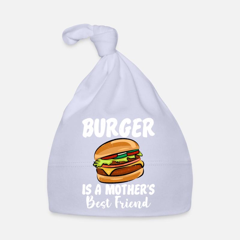 Burger Lover Geschenk Baby Bio-Mütze