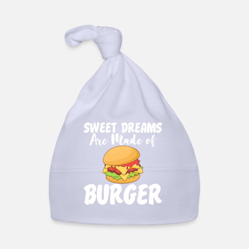 Burger Lover Geschenk Baby Bio-Mütze