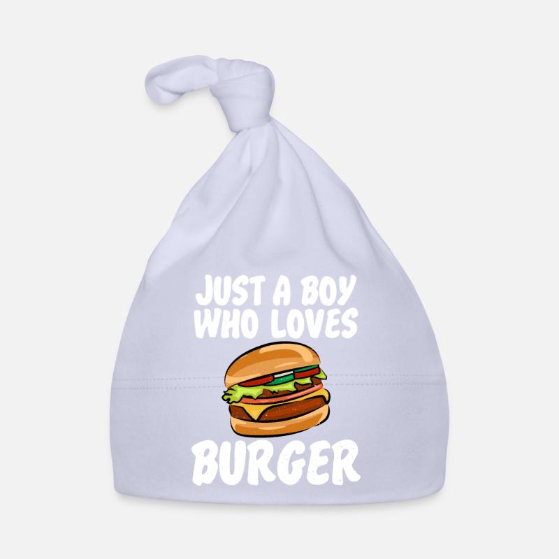 Burger Lover Geschenk Baby Bio-Mütze