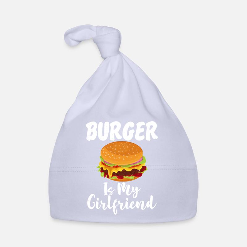 Burger Lover Geschenk Baby Bio-Mütze