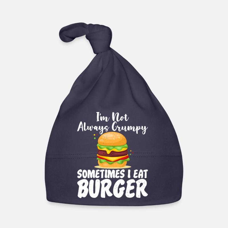 Burger Lover Cadeau Bonnet bio Bébé