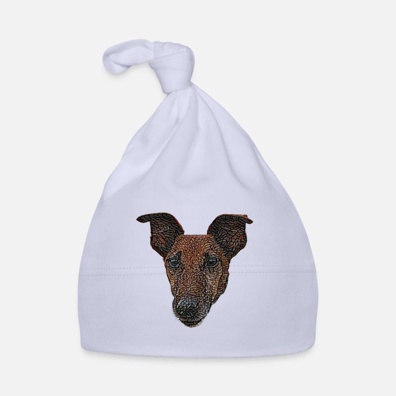Smooth Fox Terrier Face Organic Baby Cap