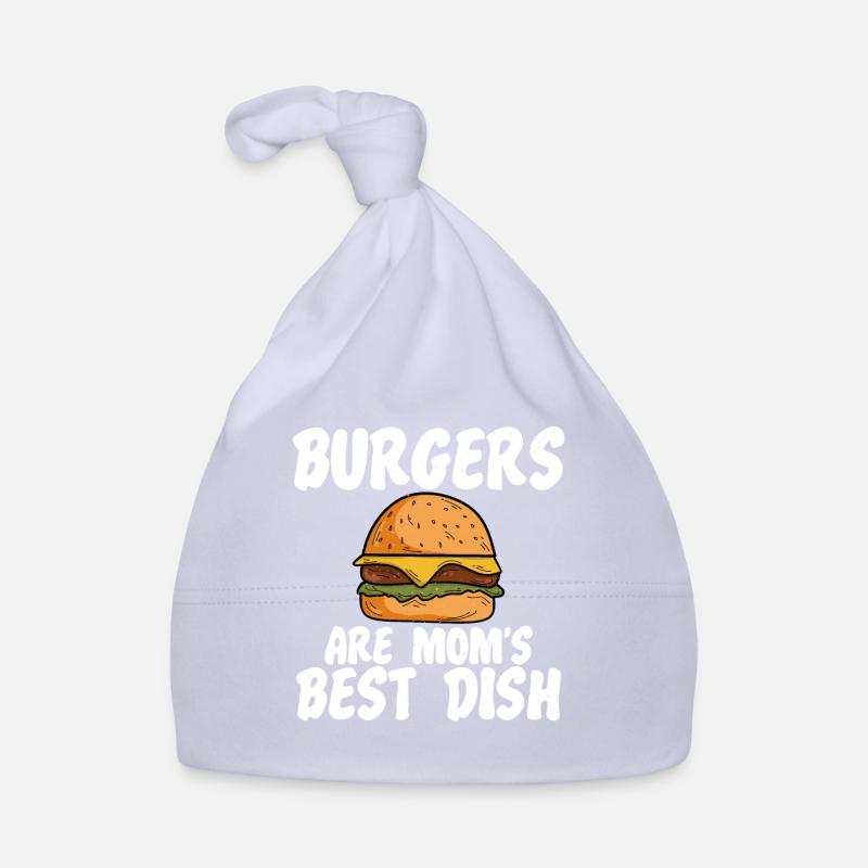 Burger Lover Geschenk Baby Bio-Mütze