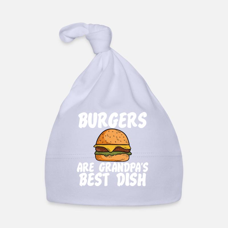 Burger Lover Geschenk Baby Bio-Mütze