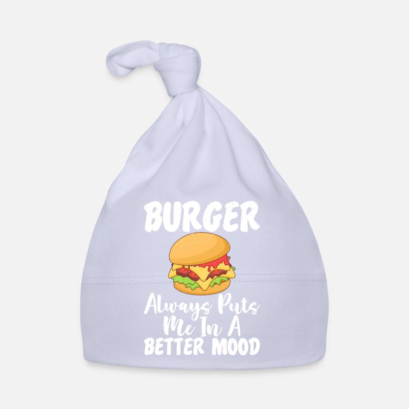 Burger Lover Geschenk Baby Bio-Mütze