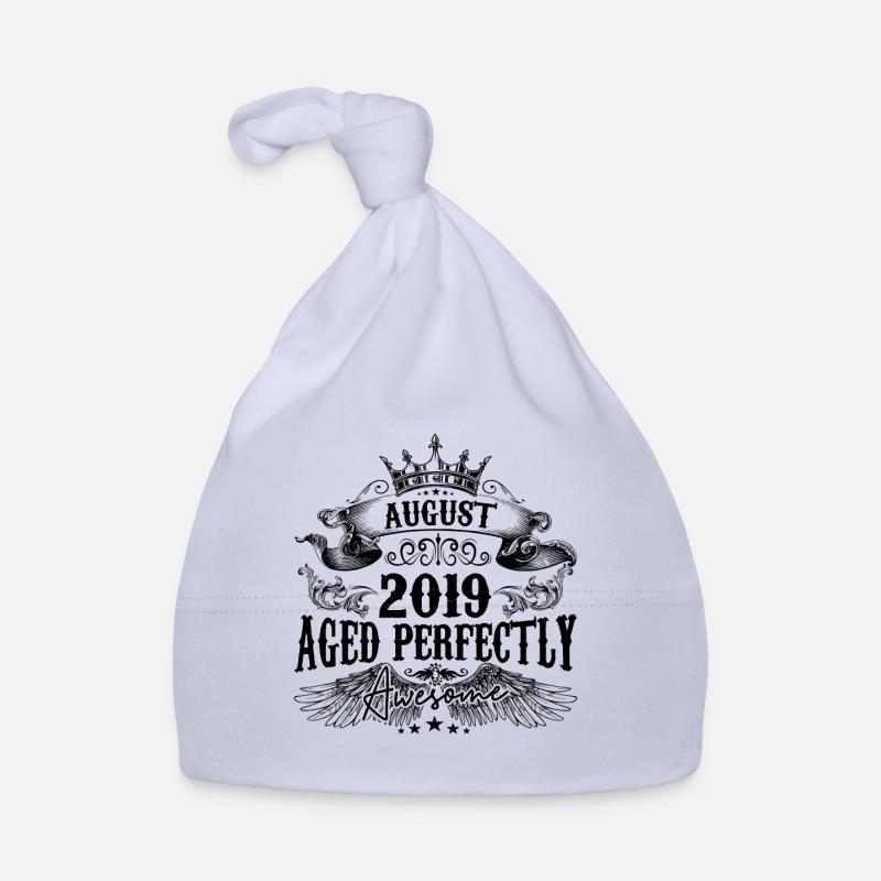 2019 | August Aged Perfectly 2019 Geburtstagsgeschenk Baby Bio-Mütze