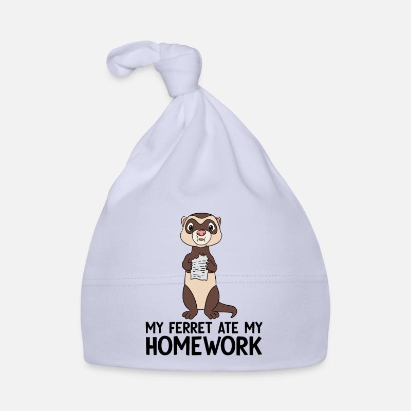 Frettchen Baby Bio-Mütze