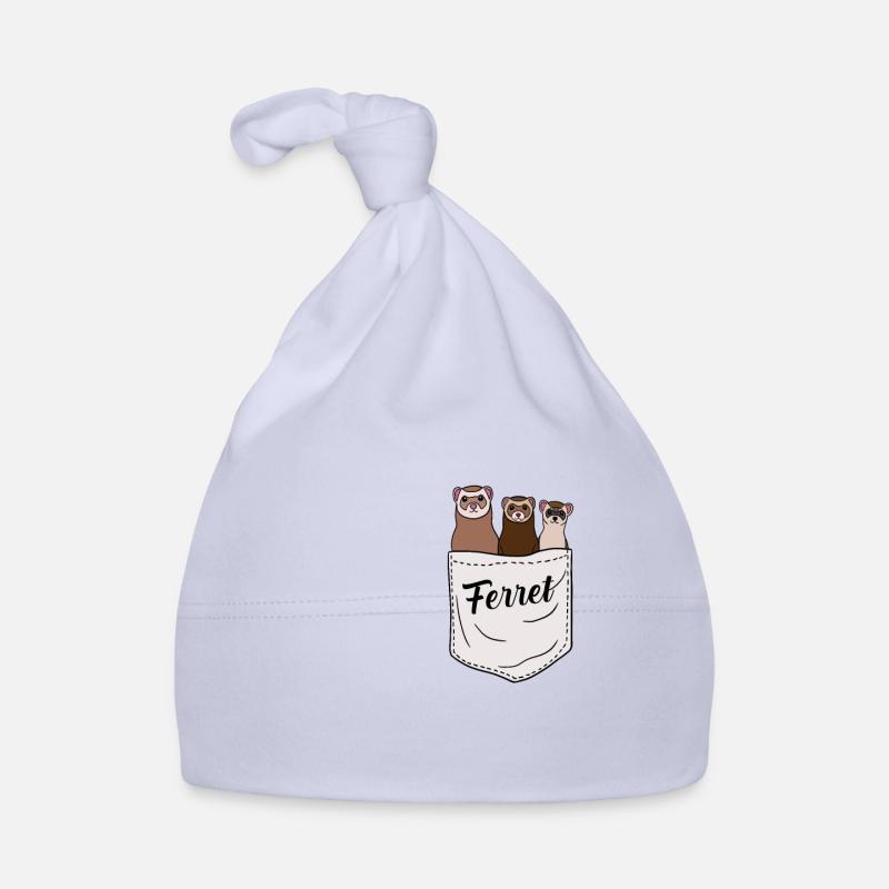 Frettchen Baby Bio-Mütze