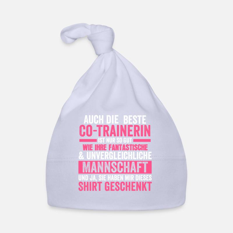 Co-Trainerin Sport Coach Geschenk Baby Bio-Mütze
