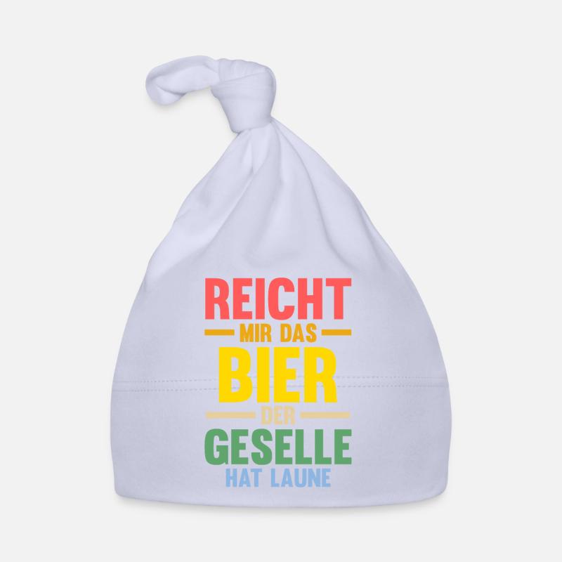 Geselle Prüfung Gesellenbrief Geschenk Baby Bio-Mütze