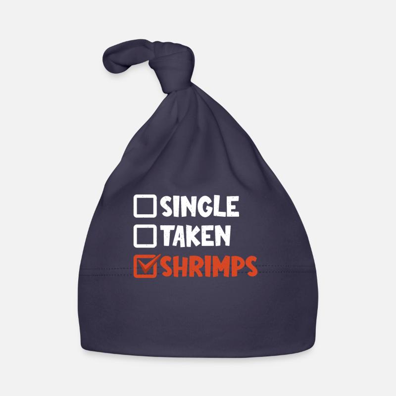 Shrimp Lover Gift Organic Baby Cap