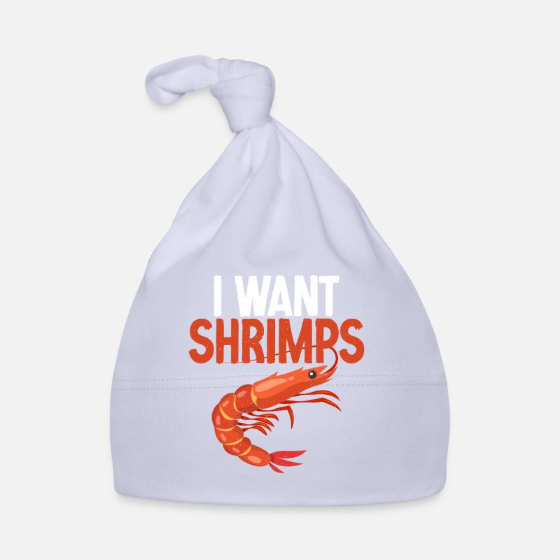 Shrimp Lover Gift Organic Baby Cap