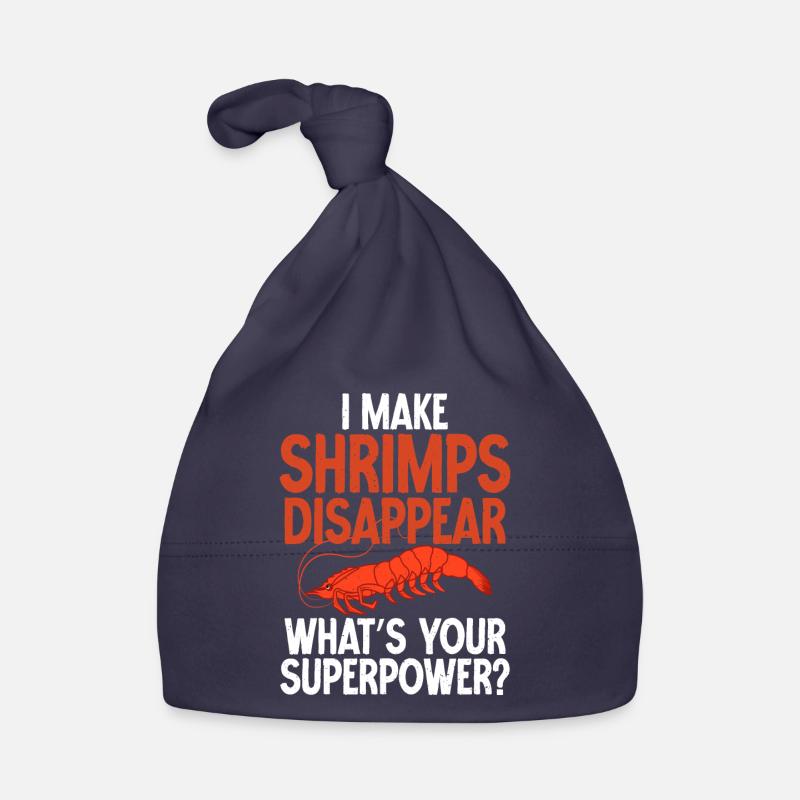 Shrimp Lover Gift Organic Baby Cap